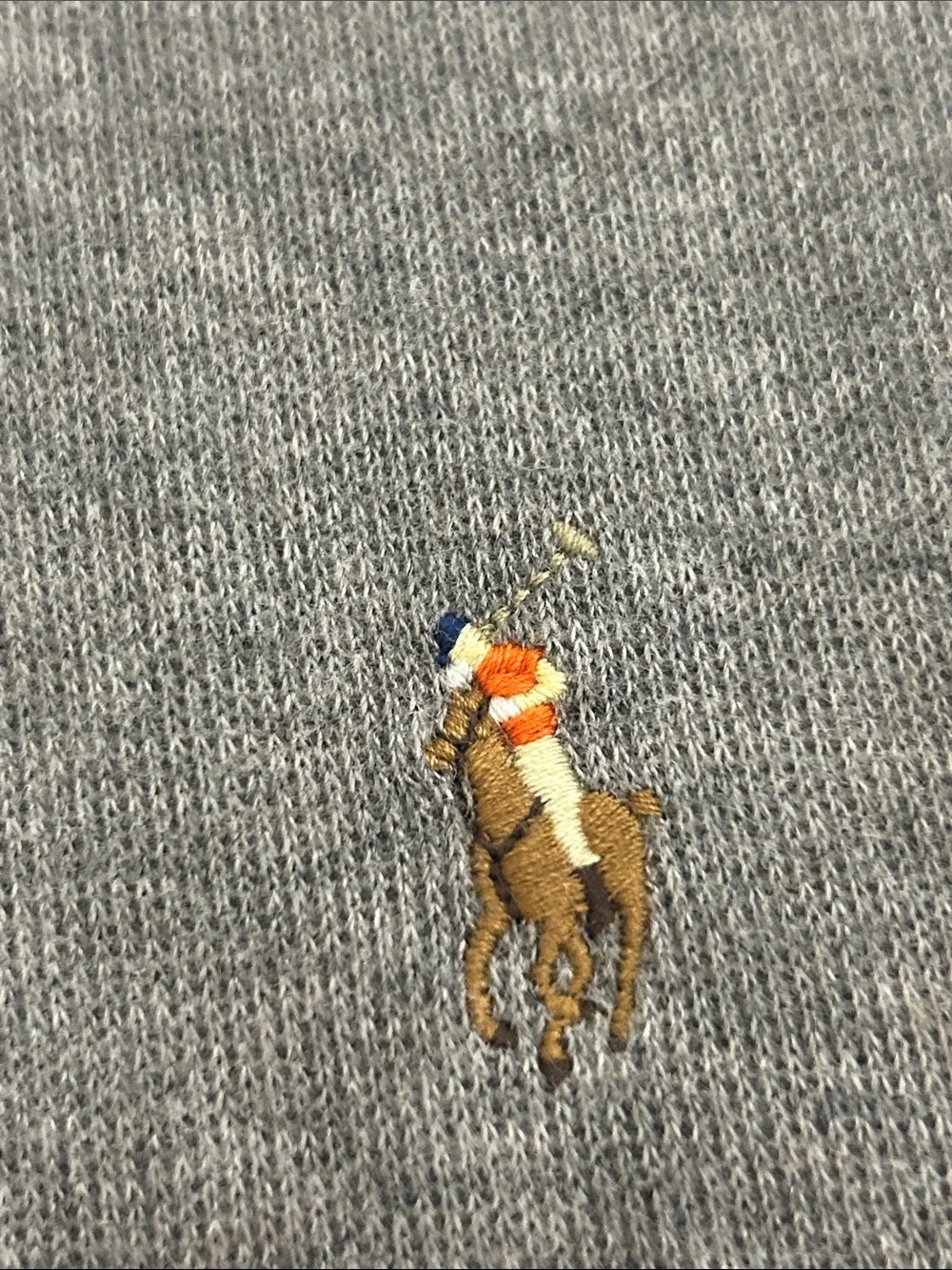 Polo Ralph Lauren Estate Rib Sweater in Classic Grey Size XXL